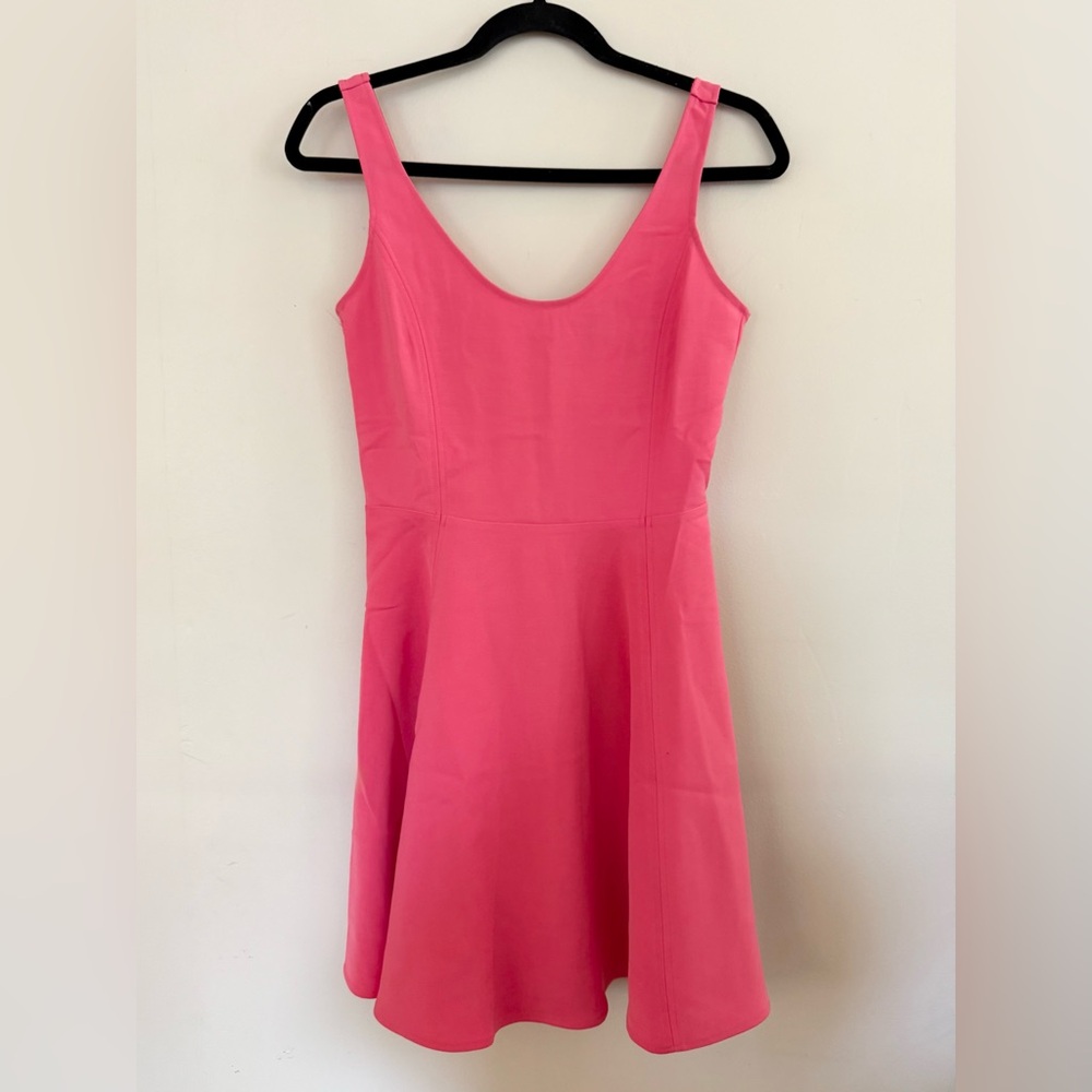 H&M *NWT* Sleeveless Pink Fit-and-Flare Dress Size XS - Picture 7 of 9